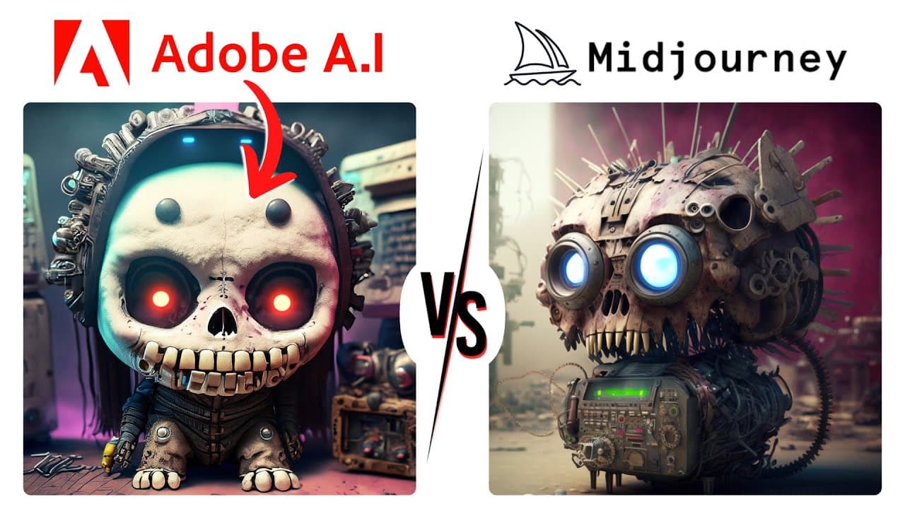 Midjourney vs Adobe Firefly