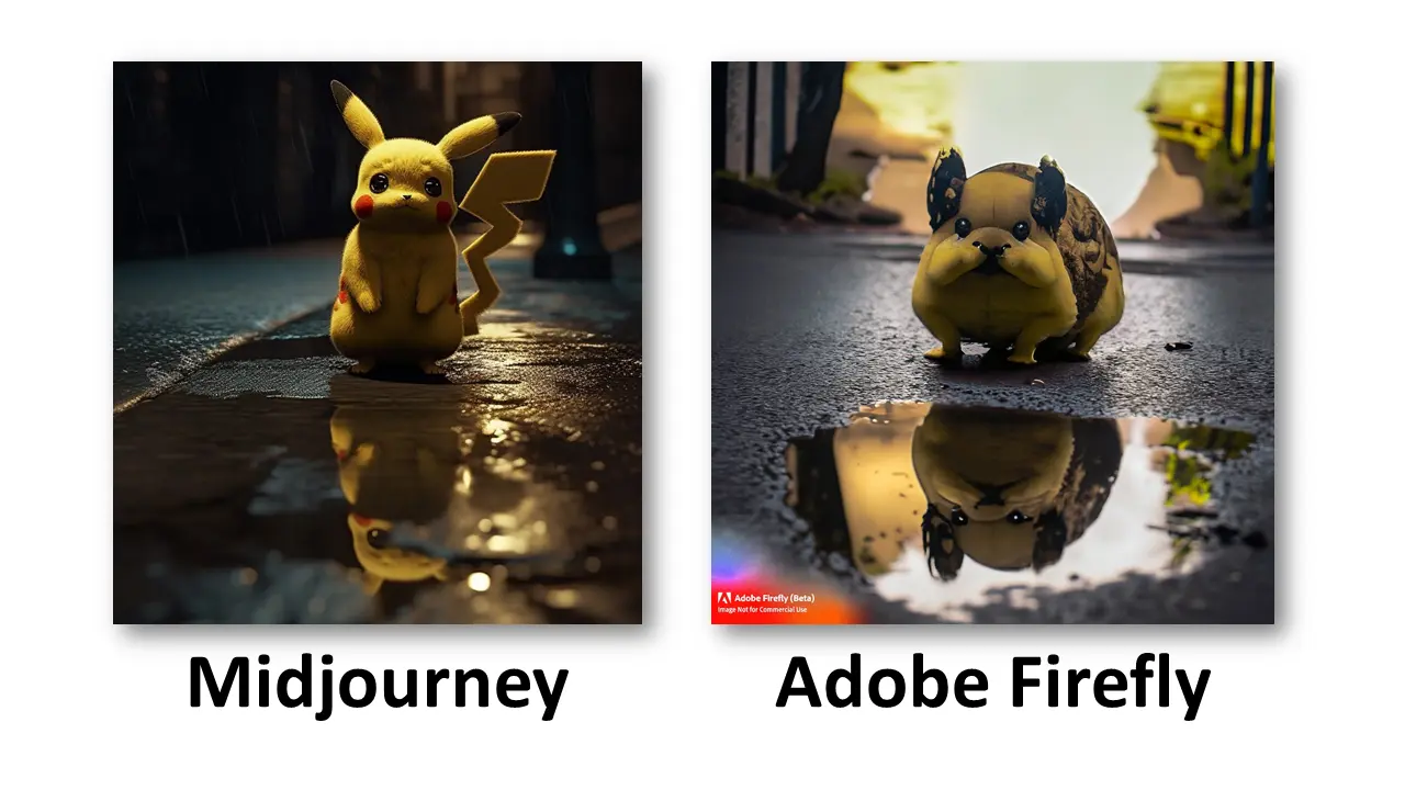 Midjourney vs Adobe Firefly