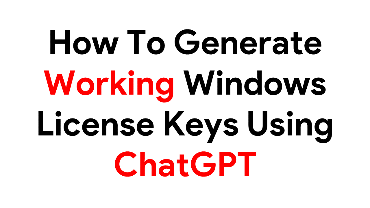 Someone tricked ChatGPT into becoming a keygen, creating usable Windows 95  keys