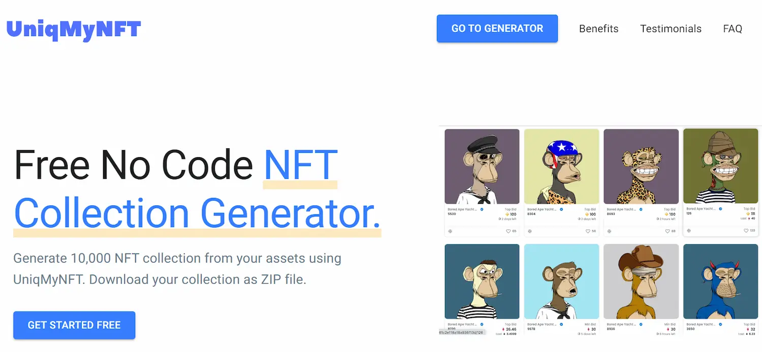 nft art generator free