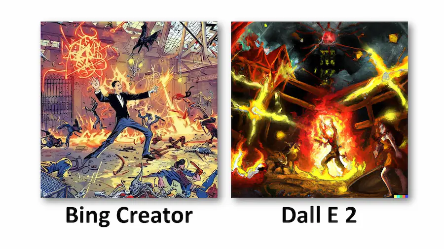 Bing Image Creator vs Dalle 2