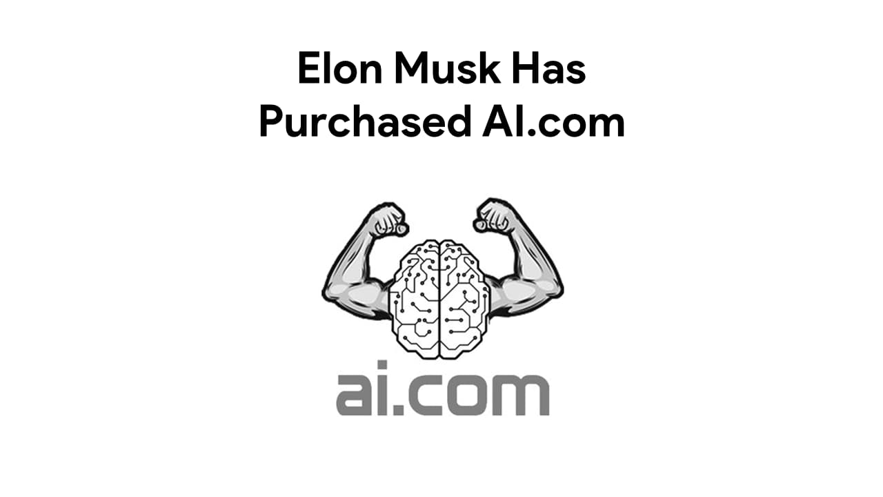 Elon Musk Bought Ai.com Doman Name From OpenAI