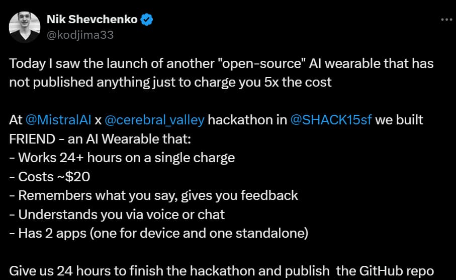 AI Friend.com Necklace Idea Theft