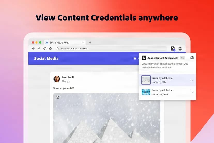 Adobe Has Launched A New Free AI Content Authenticity Web App To Save Artists From Going Bankrupt Adobe Has Launched A New Free AI Content Authenticity Web App To Save Artists From Going Bankrupt