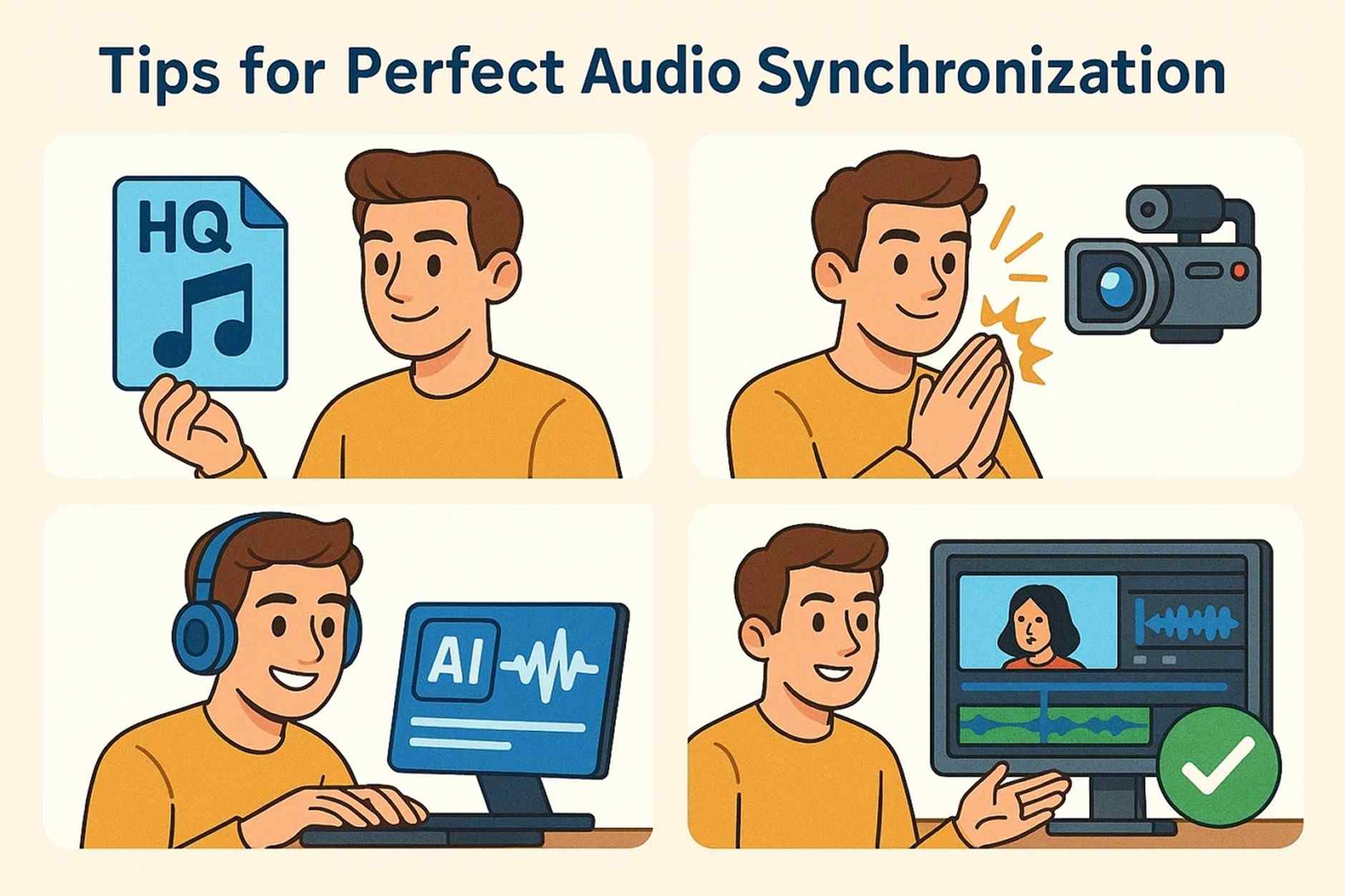 tips for audio synchronization