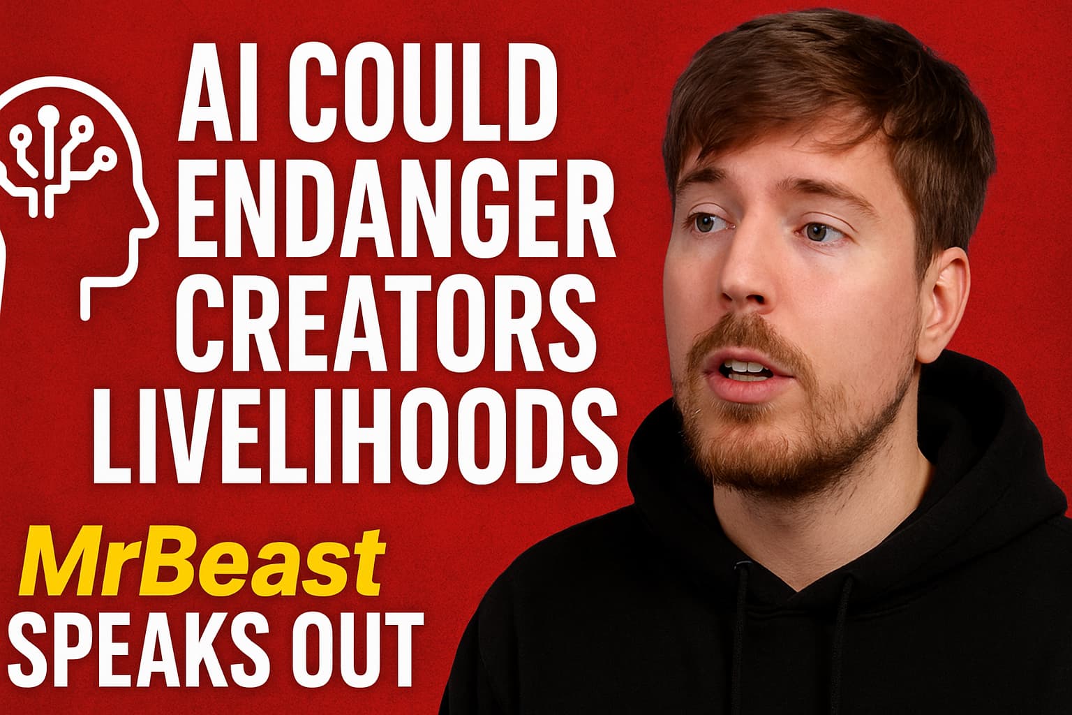 AI Could Endanger Creators Livelihoods MrBeast Speaks Out AI Could Endanger Creators Livelihoods MrBeast Speaks Out