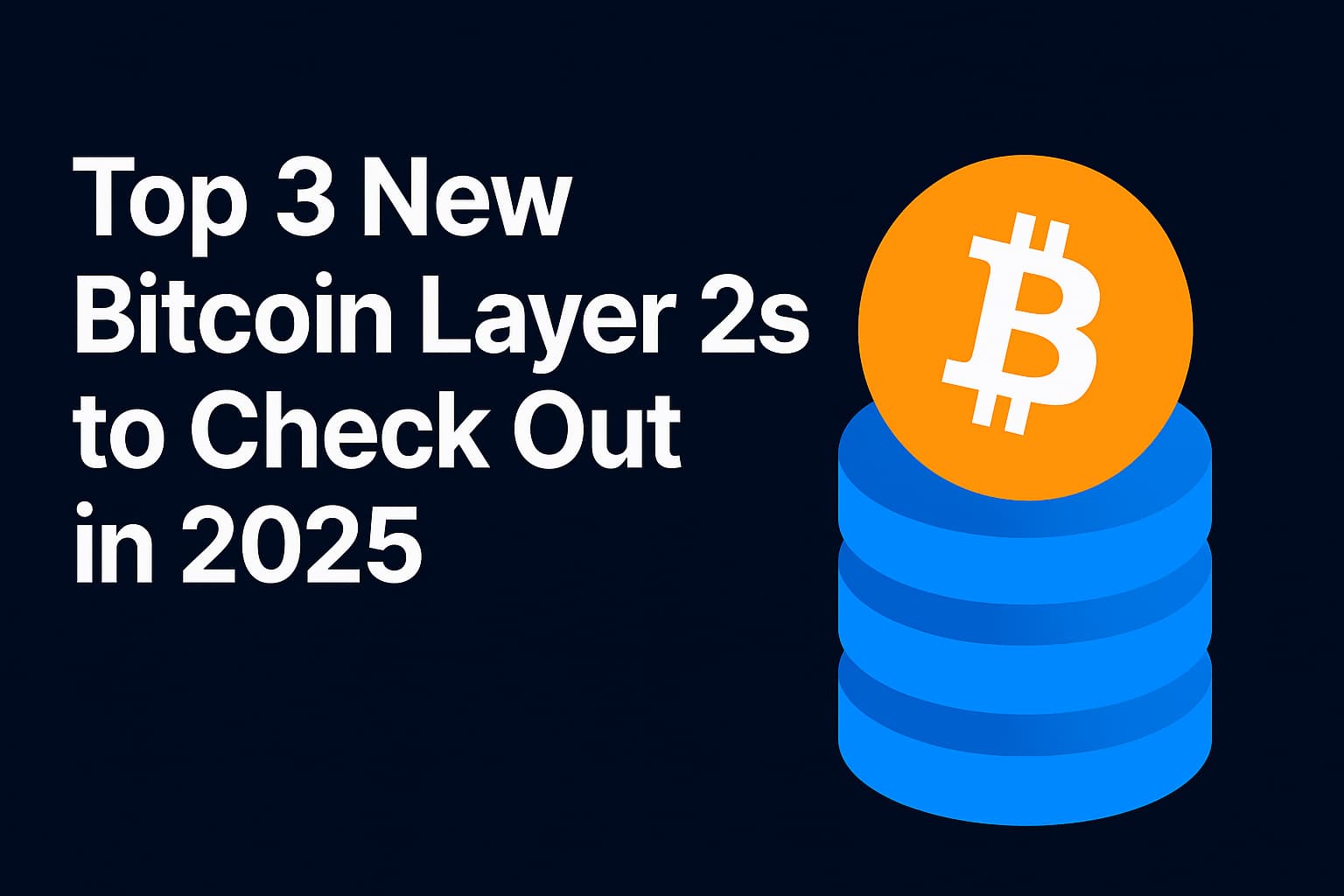 Top 3 New Bitcoin Layer 2s to Check Out in 2025