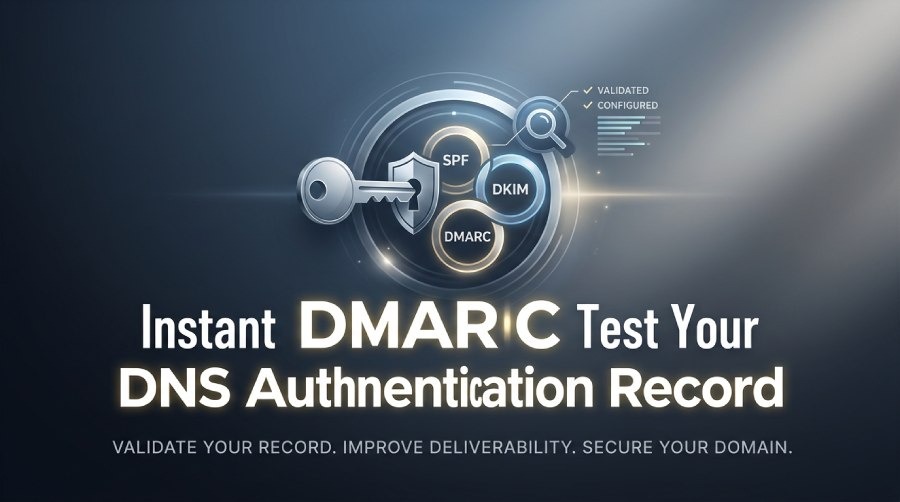 Instant Dmarc Checker To Test Your DNS Authentication Record